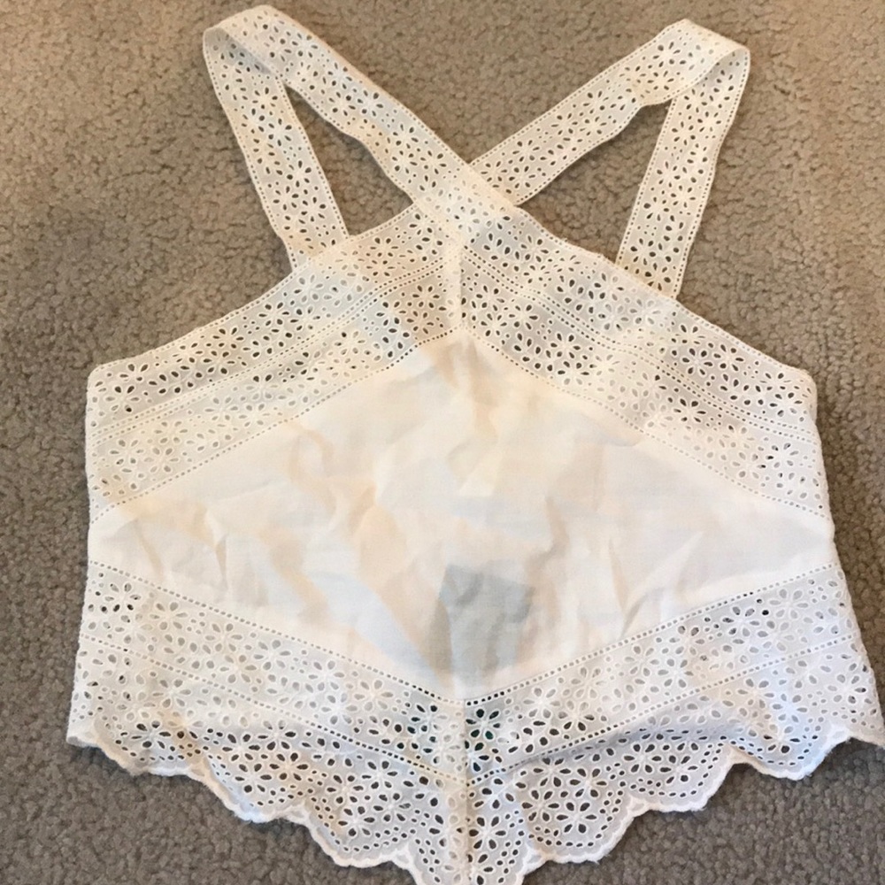 H&M BLOUSE CROP TOP
